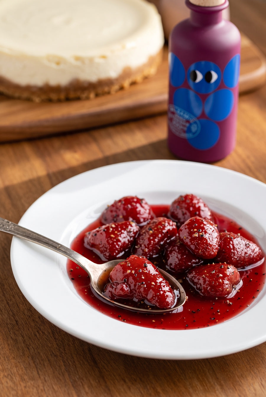 Fraises au balsamique vieilli