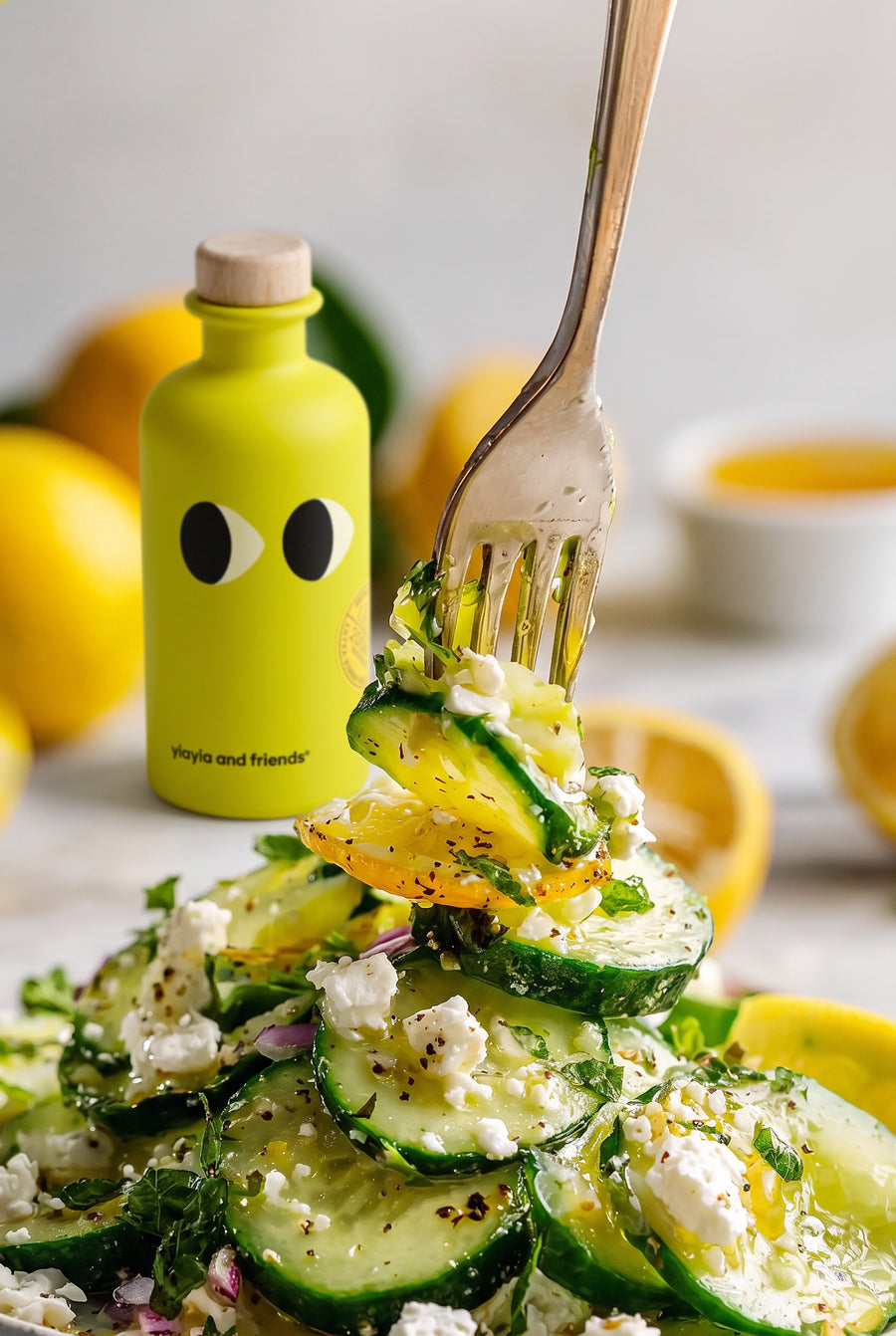 Salade de concombre au citron