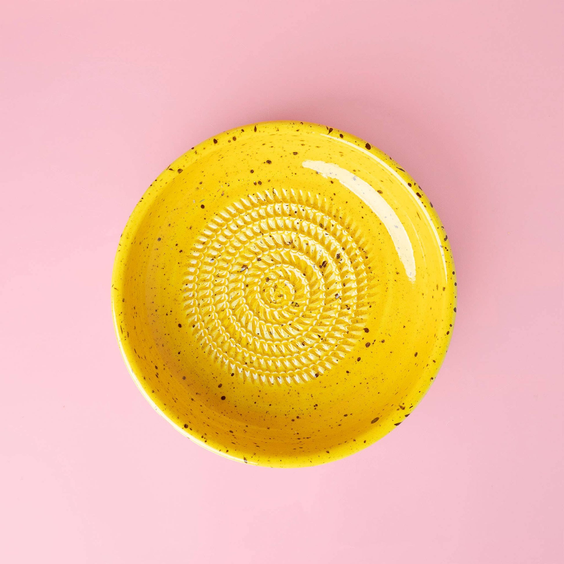 Large Ceramic Garlic Grater Plate — Canela