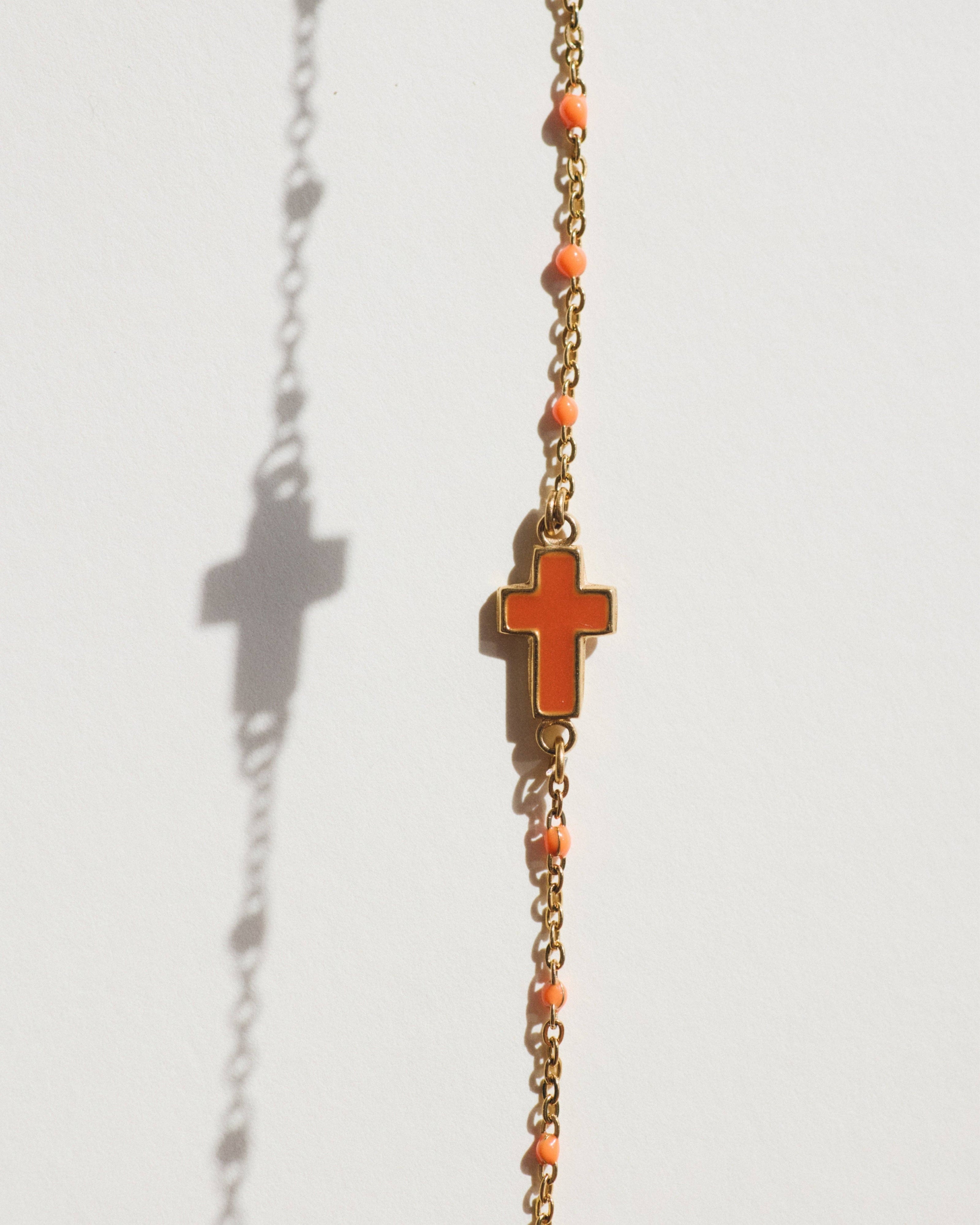 Bracelet Cruz Castelo — Orange