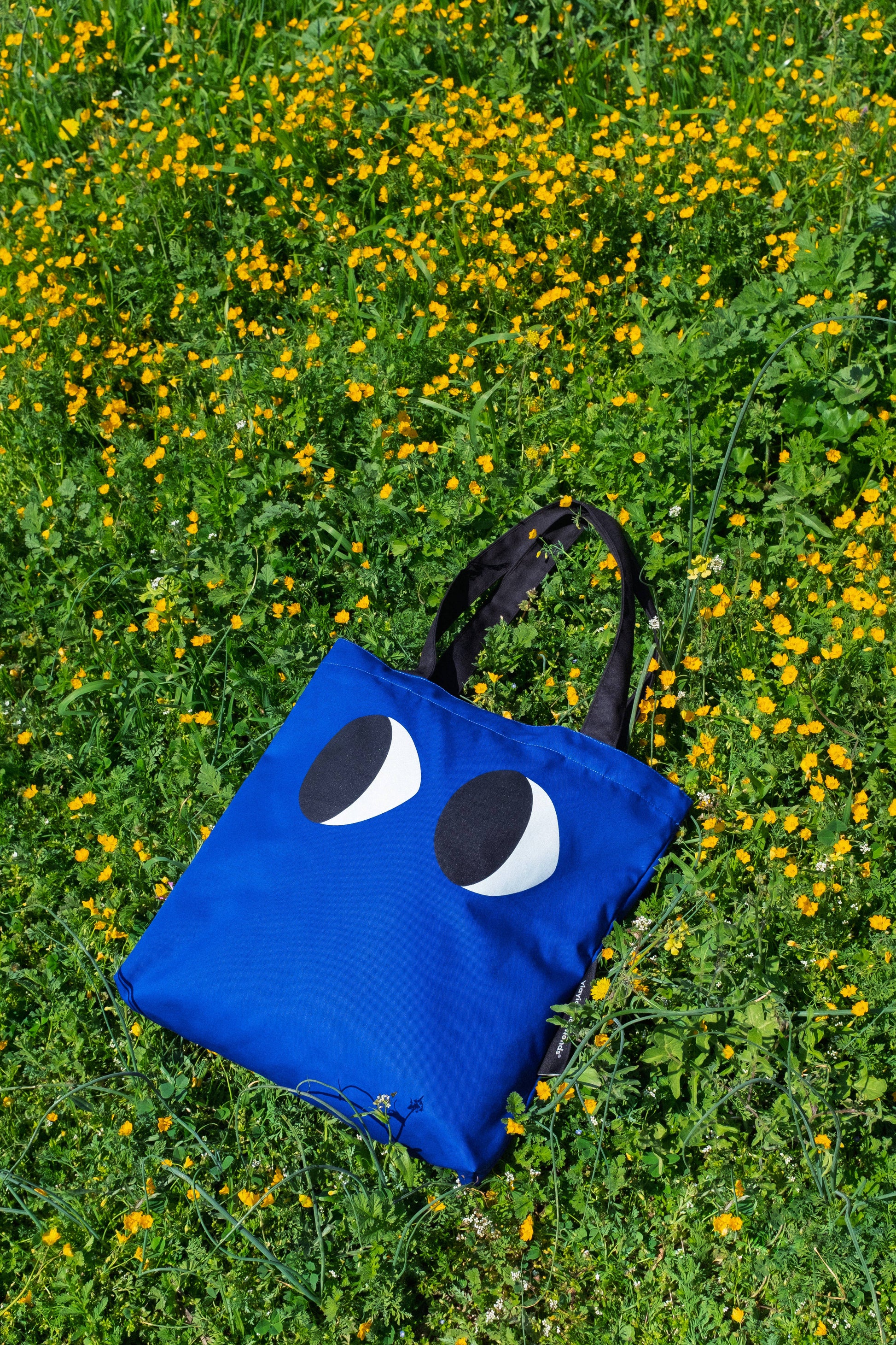 Eyes tote bag – Blue