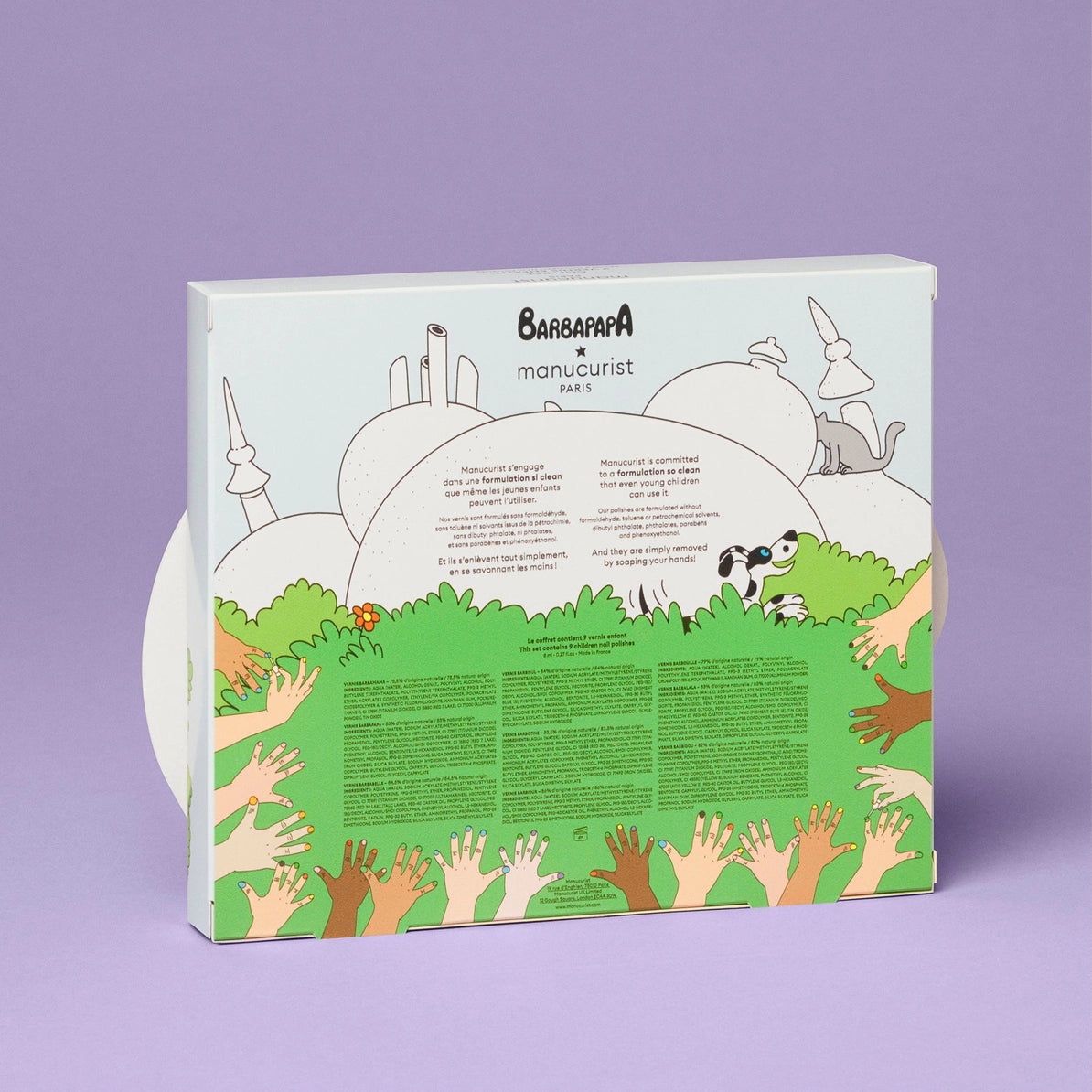 Coffret Barbapapa® Family — Vernis Enfants & Famille