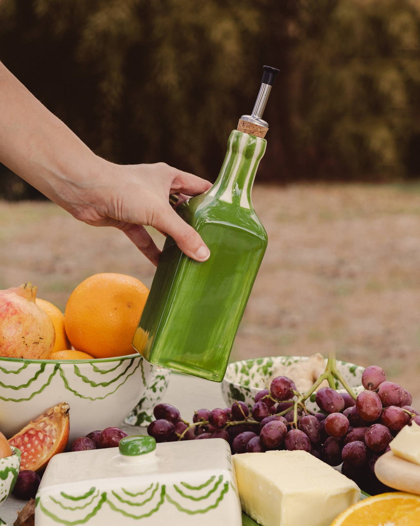 Ceramic Olive Oil Dispenser 475 ml — Raíces