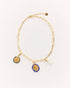 FAIRE Golden chain choker and removable charms