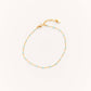 Castelo — Anklet Aqua blue