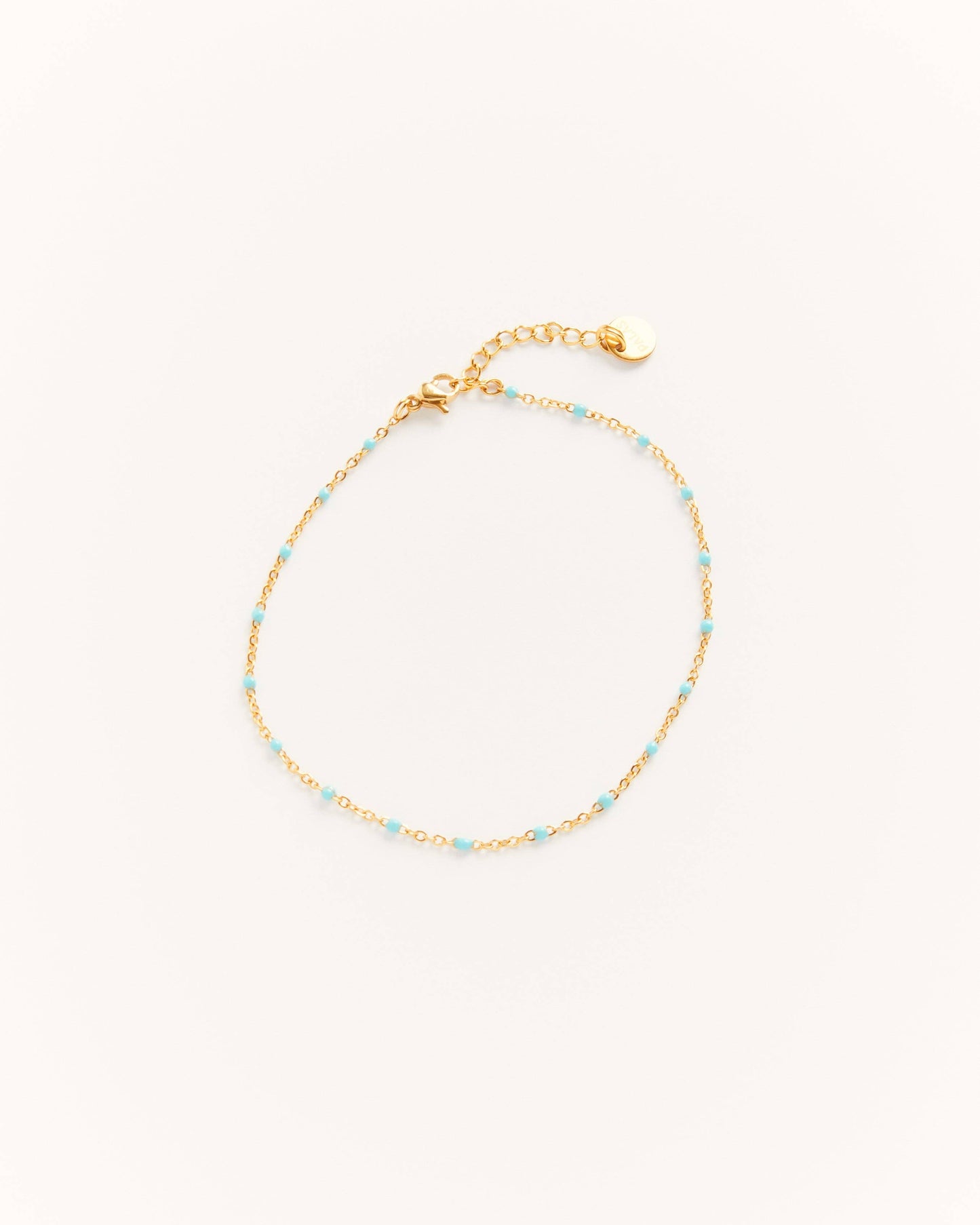 Castelo — Anklet Aqua blue
