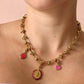 Coeur Dragée 4 colors — Set of Heart-Shaped Charms