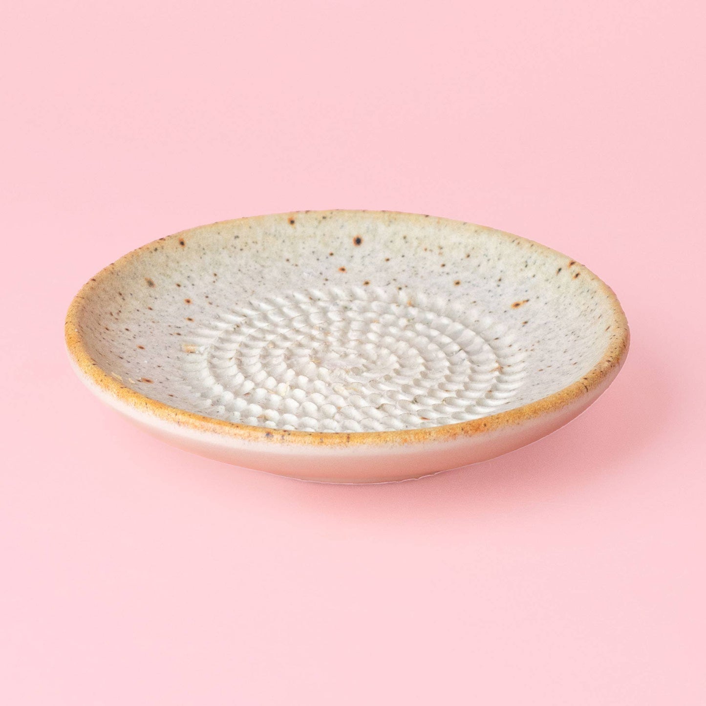 Small Ceramic Garlic Grater Plate — Arena