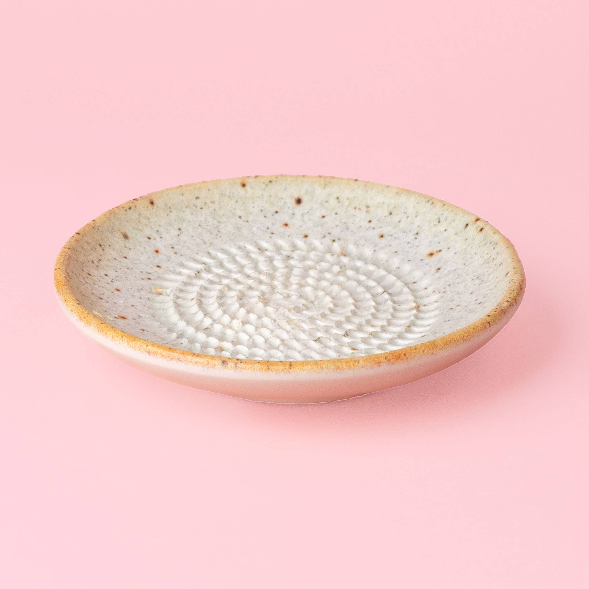 Small Ceramic Garlic Grater Plate — Arena