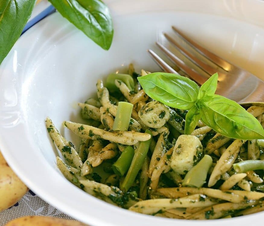 Simple Basil Pesto Pasta