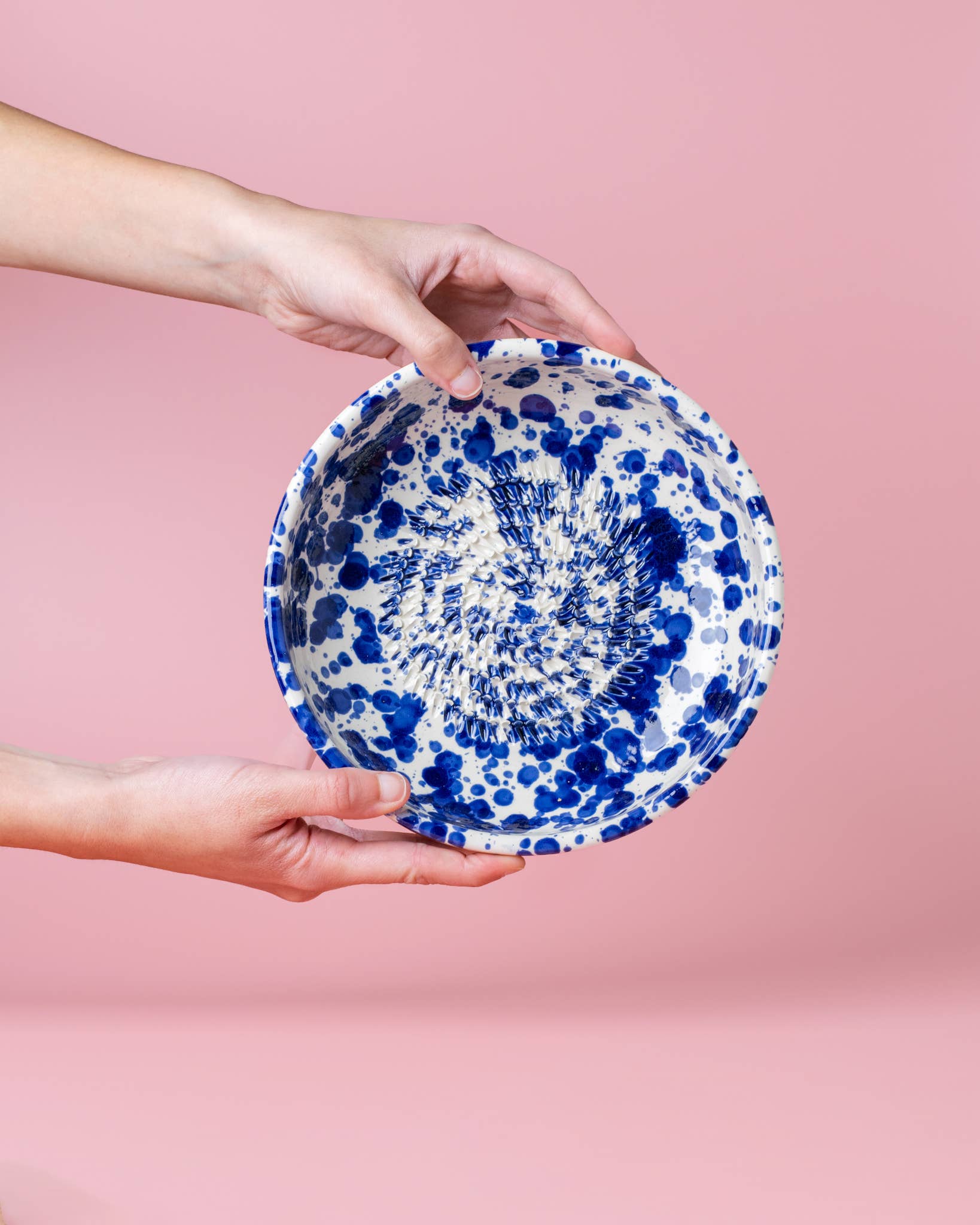 Large Ceramic Garlic Grater Plate — Persia