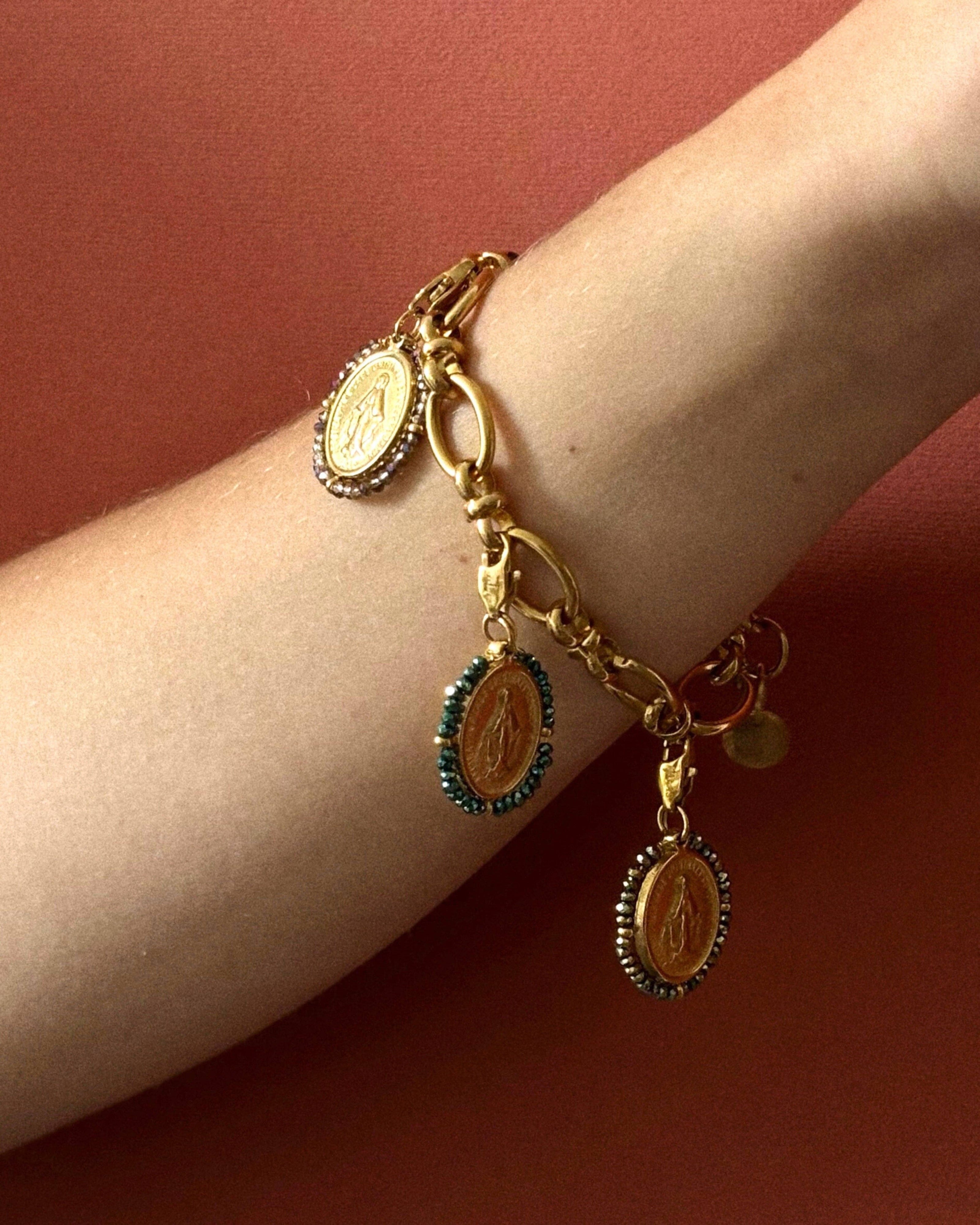 Santa Maria — Charm Shiny Azul