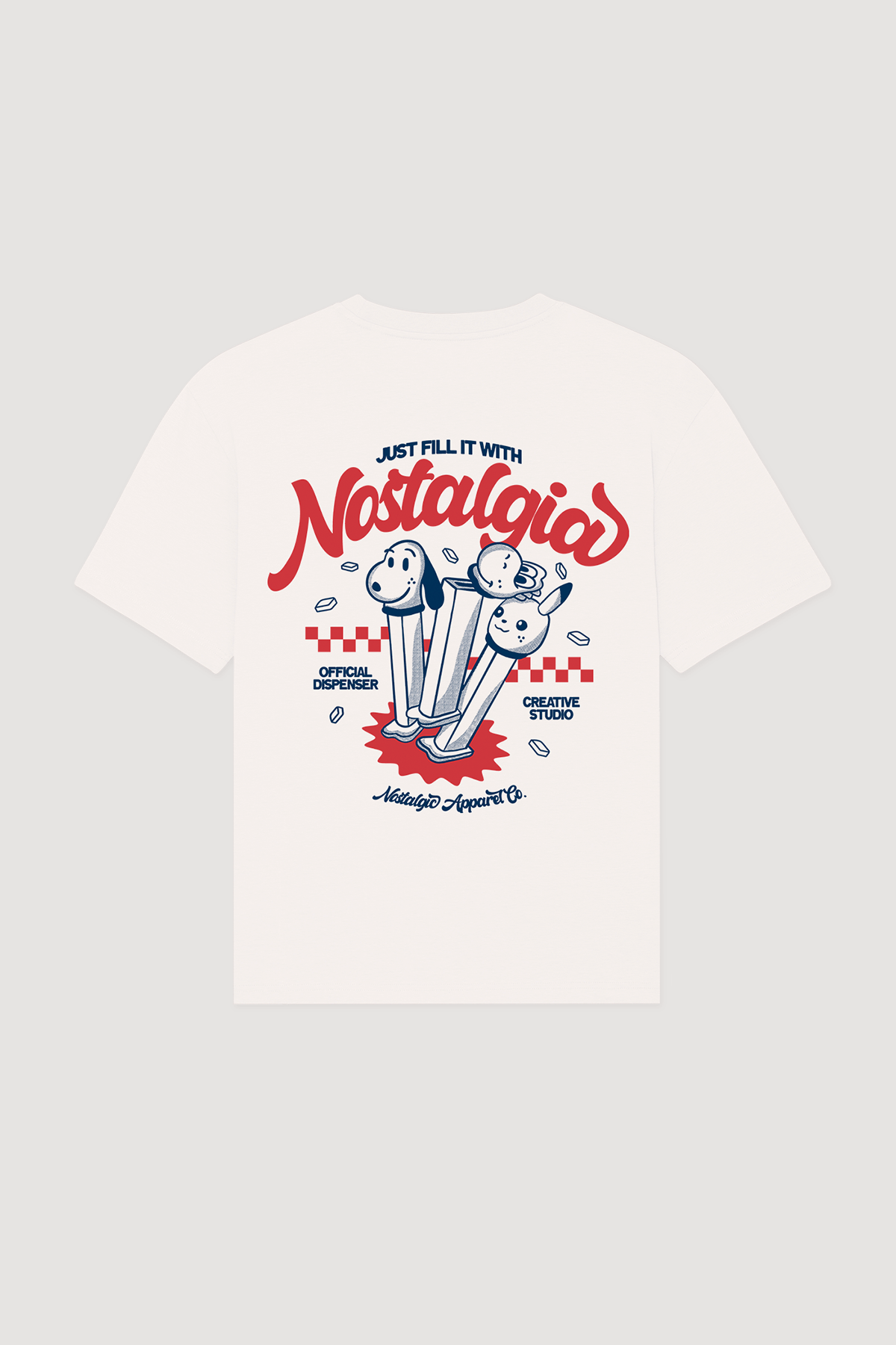 フィル・イット・ウィズ・ノスタルジア | オフホワイトTシャツ