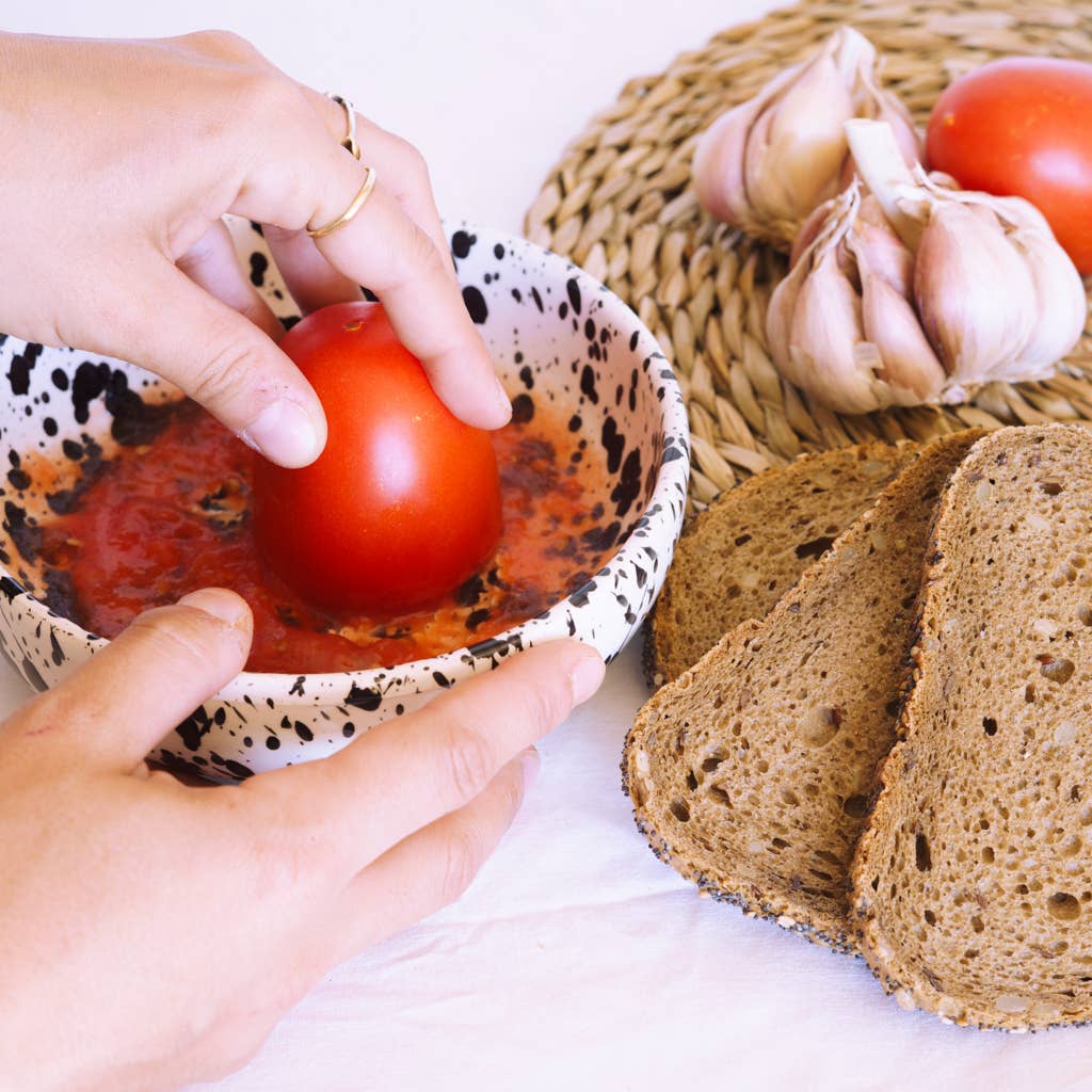 Medium Ceramic Garlic Grater Plate — Galaxia