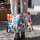 Multicolor tote bag
