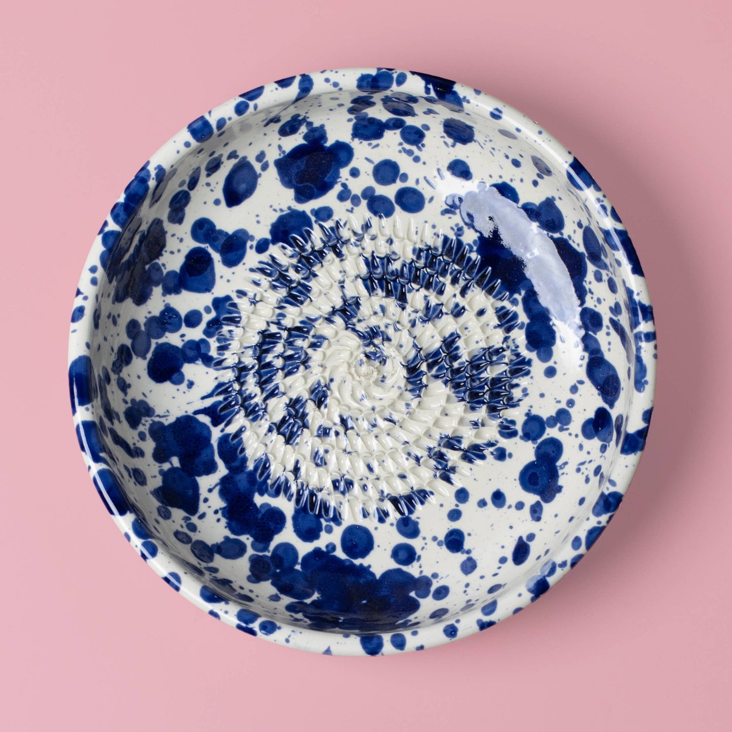 Large Ceramic Garlic Grater Plate — Persia