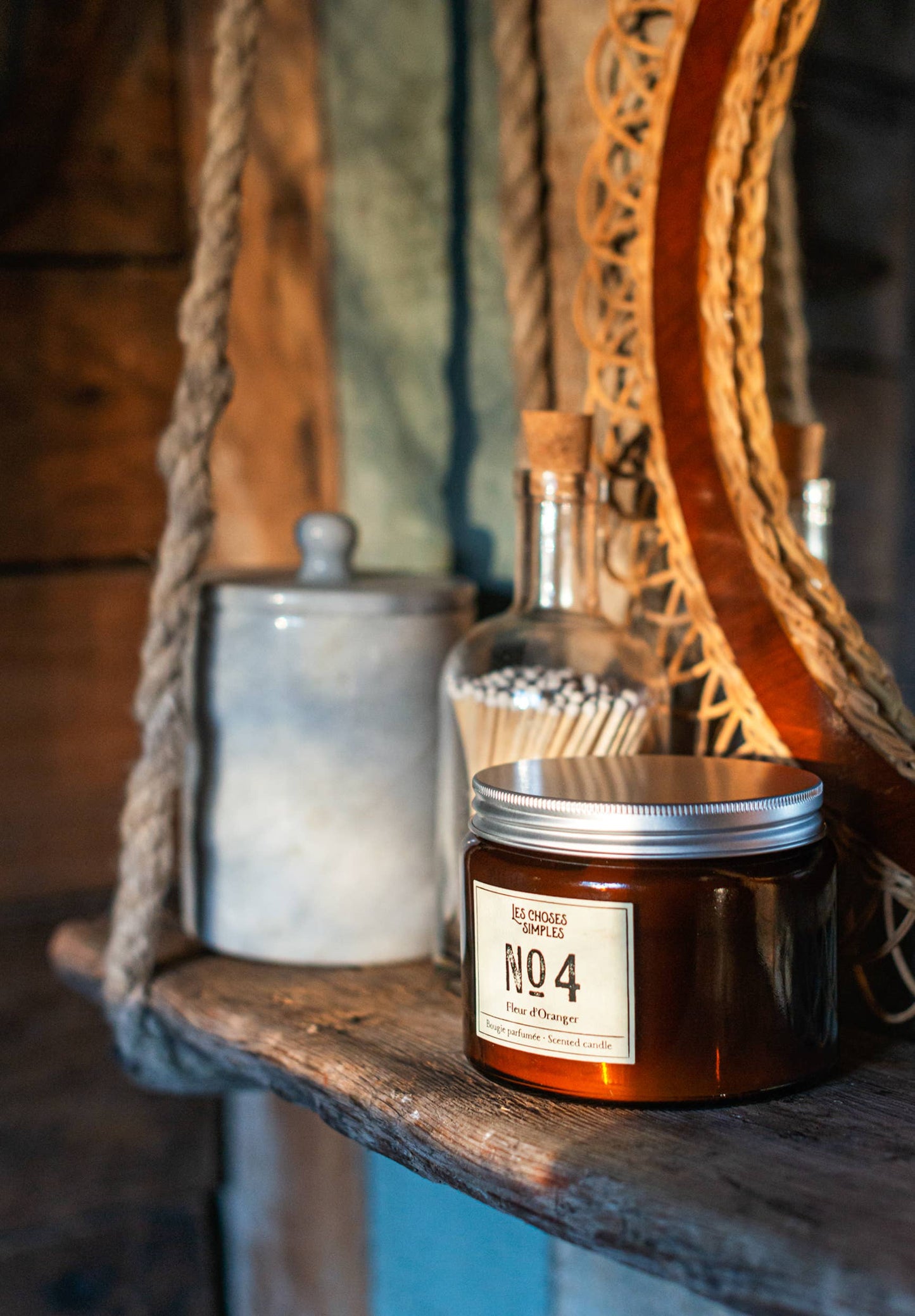 3-Wick Scented Soy-Wax Candle -Nr4 (Orange Blossom)