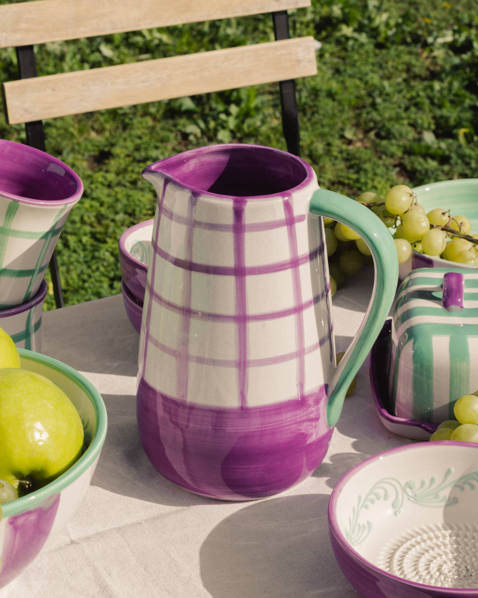 Ceramic Pitcher 21 cm — Esmeralda