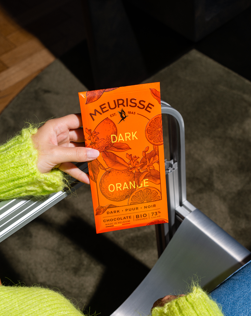 Organic Dark Chocolate with Orange (100g)