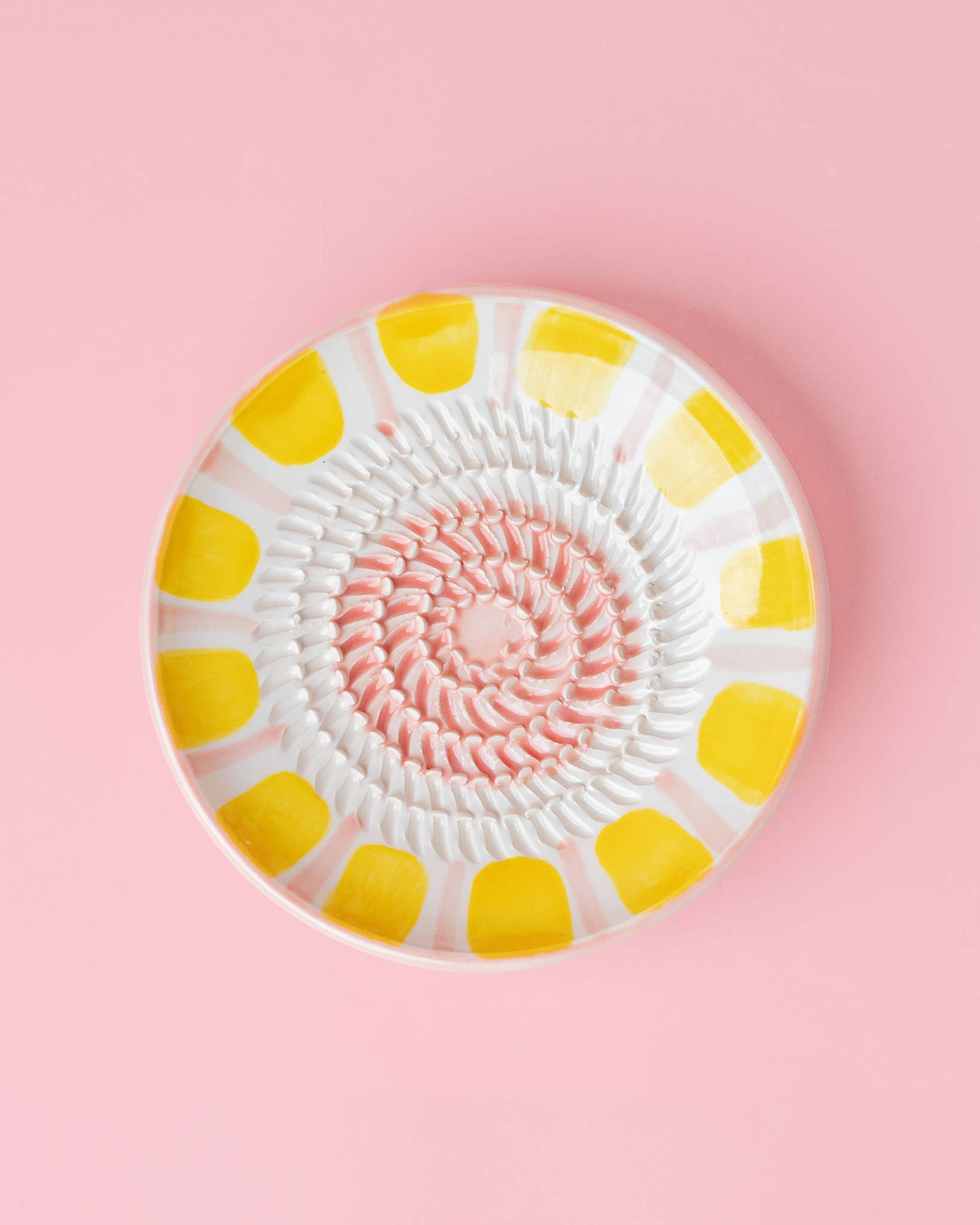 Small Ceramic Garlic Grater Plate — Valentina