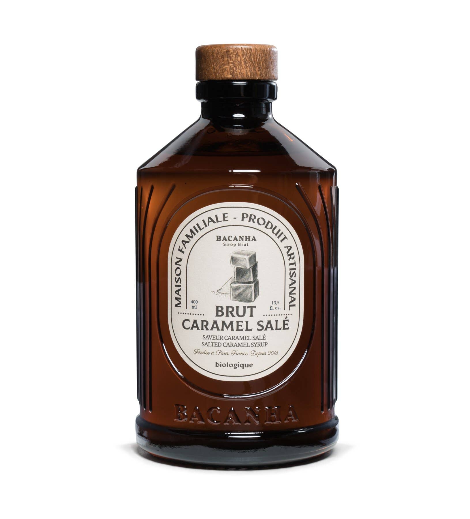 Raw Salted Caramel Syrup - Organic - 400ml - 13,5 Fl. oz.