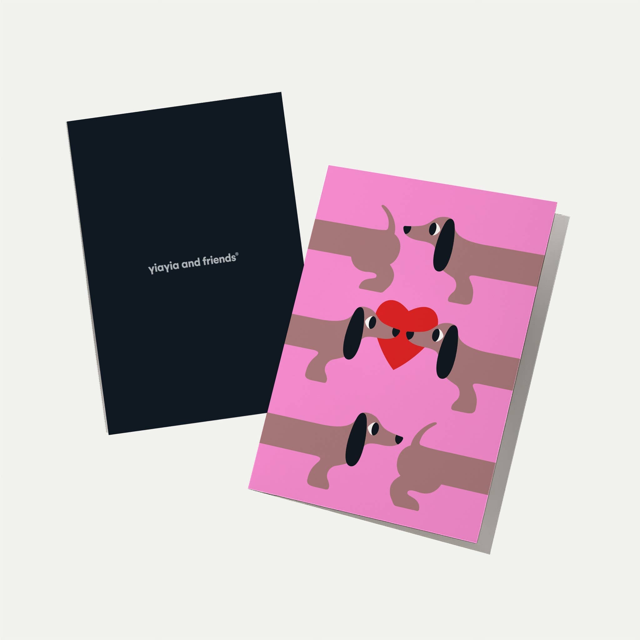Valentines Cards - Dachshund - pack of 6