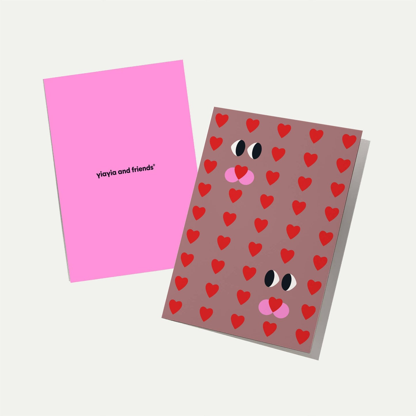 Valentines Cards - Hearts - pack of 6