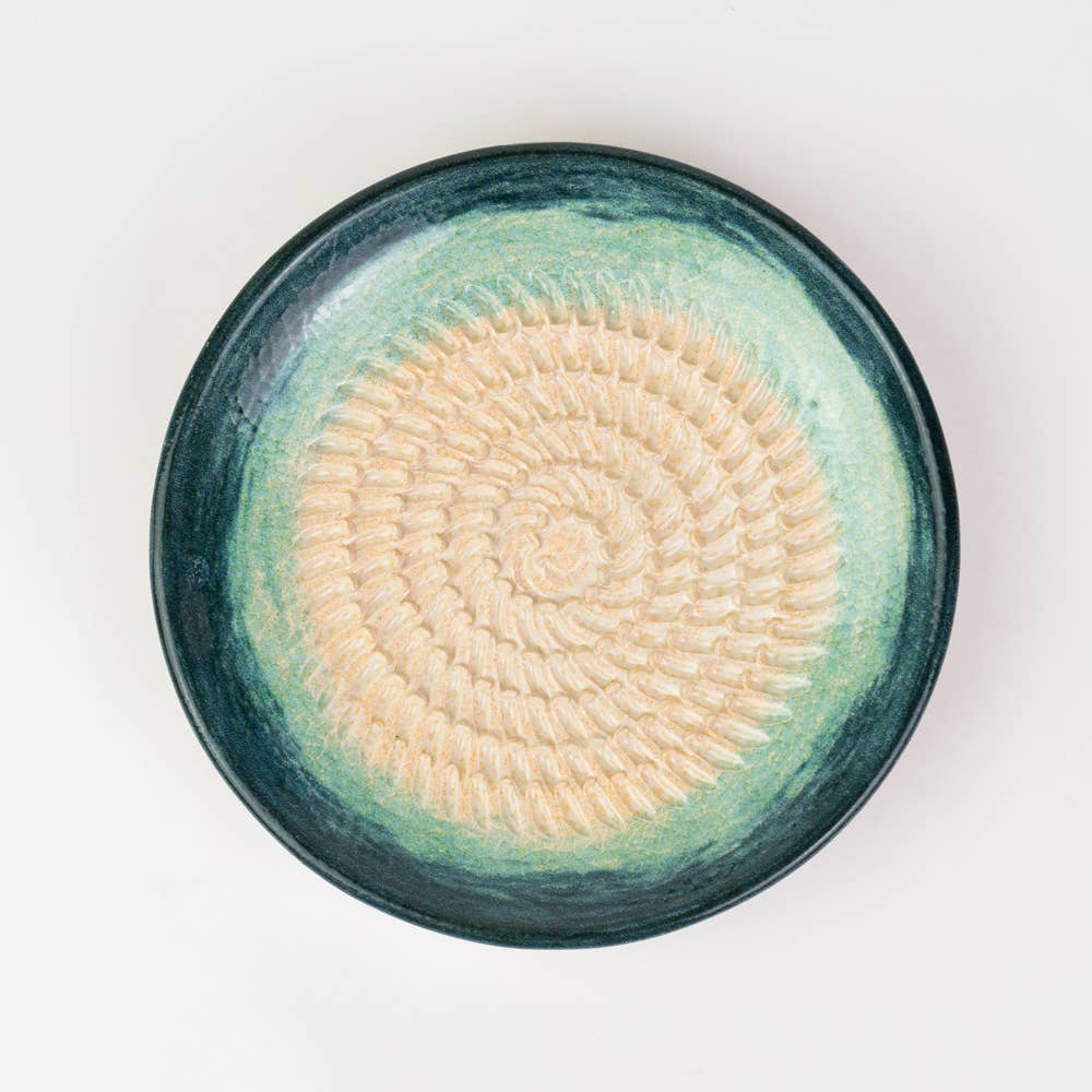 Small Ceramic Garlic Grater Plate — Brisa