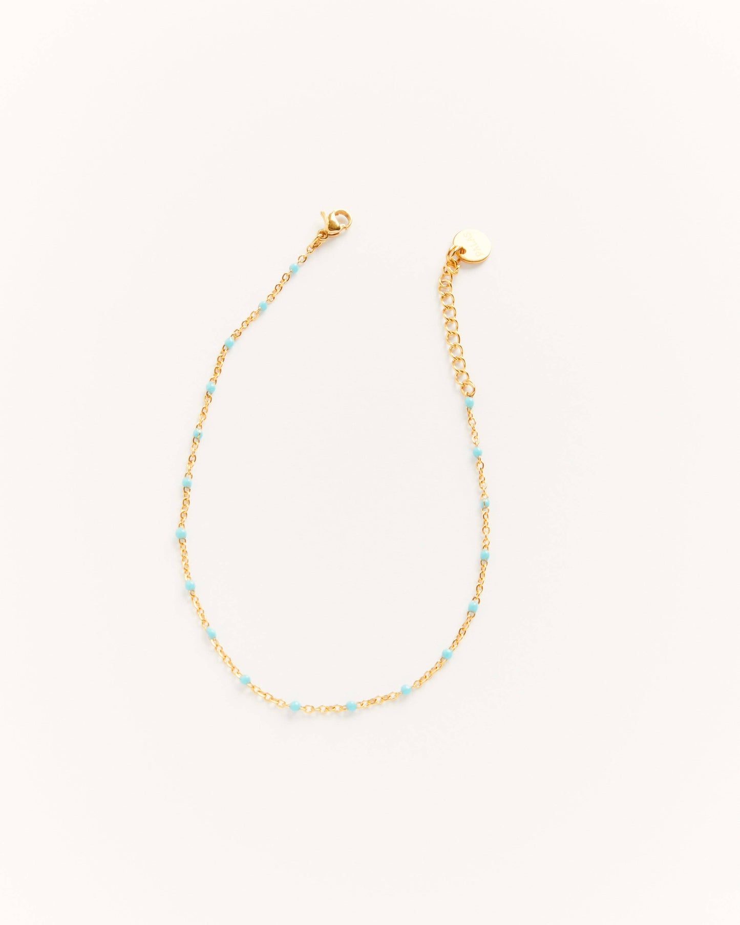 Castelo — Anklet Aqua blue
