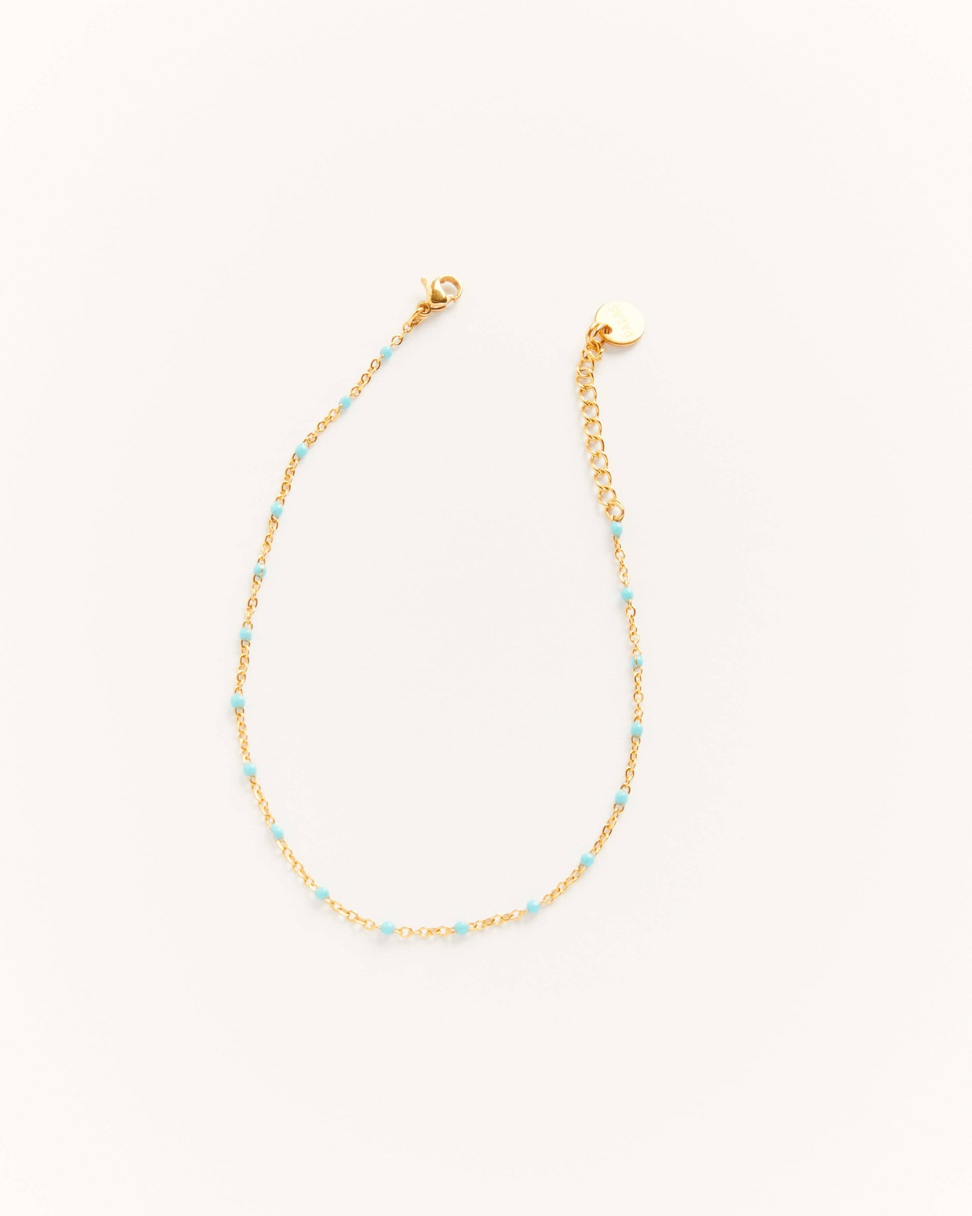 Castelo — Anklet Aqua blue