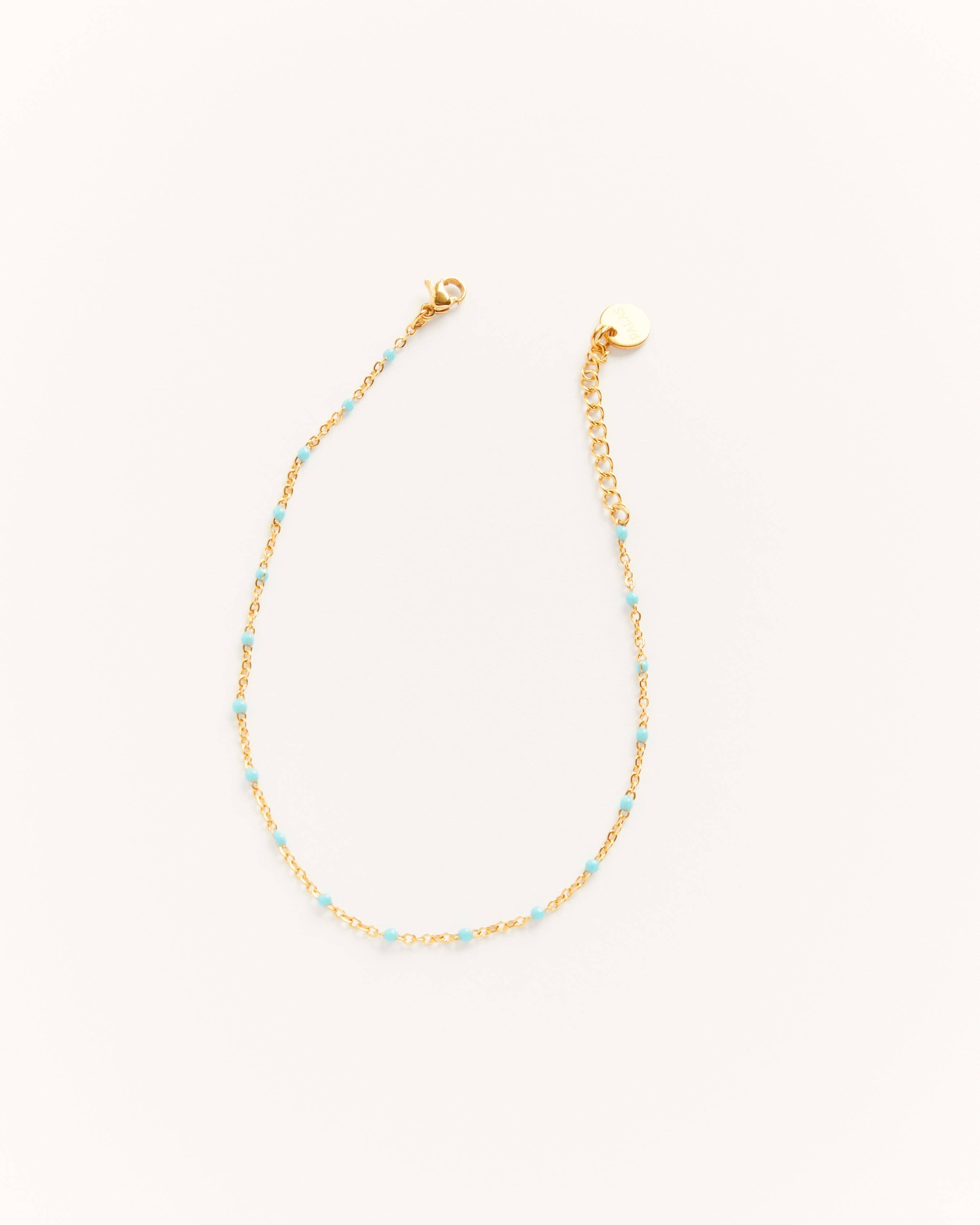 Castelo — Anklet Aqua blue