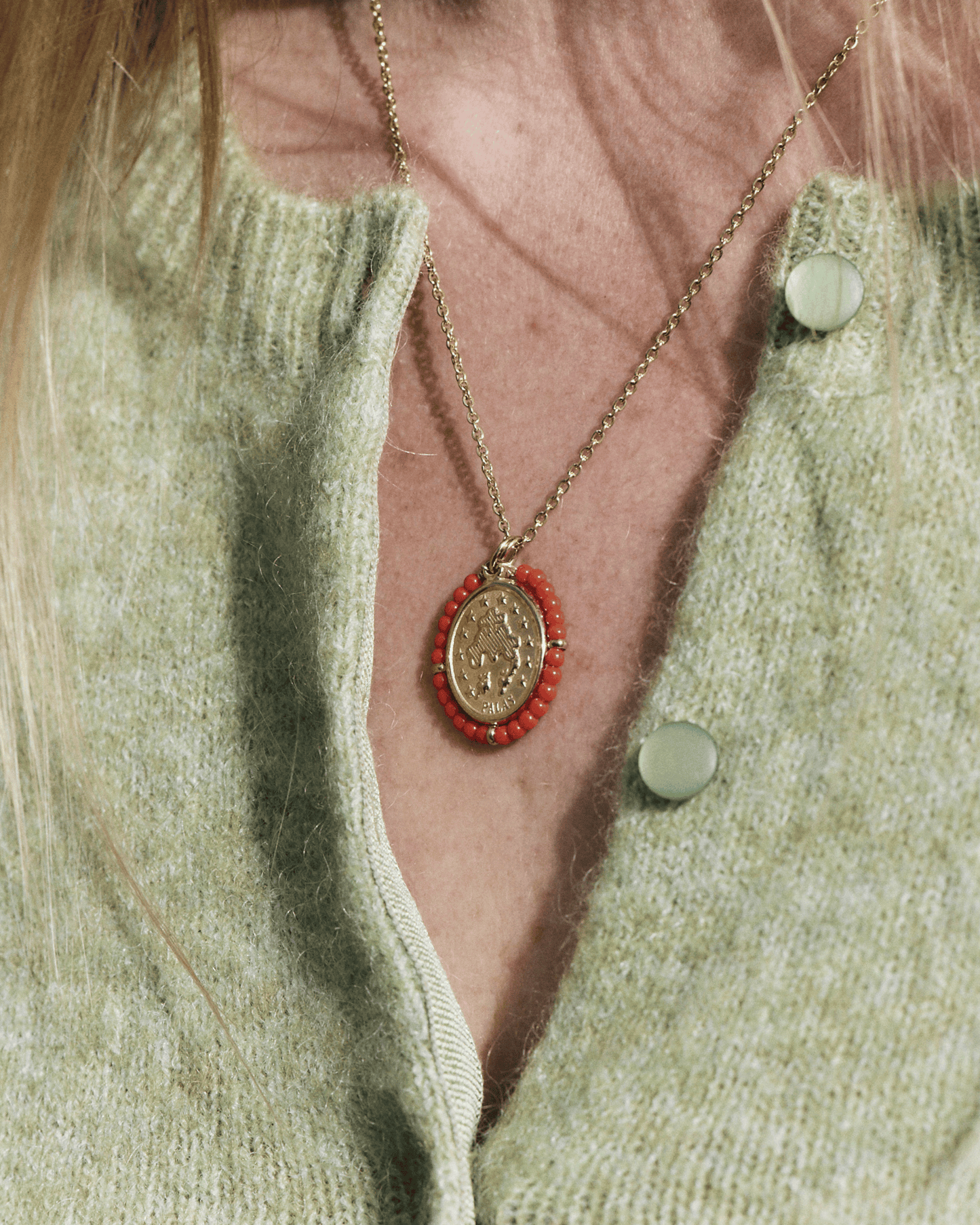 Santa Maria Precious — Necklace Spicy Red