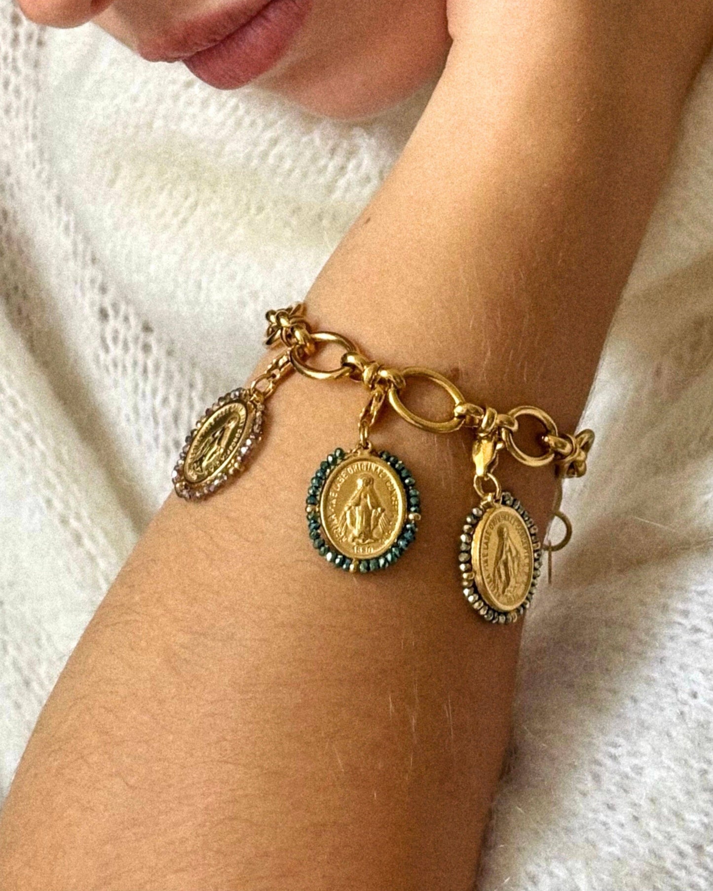 Santa Maria — Charm Shiny Azul