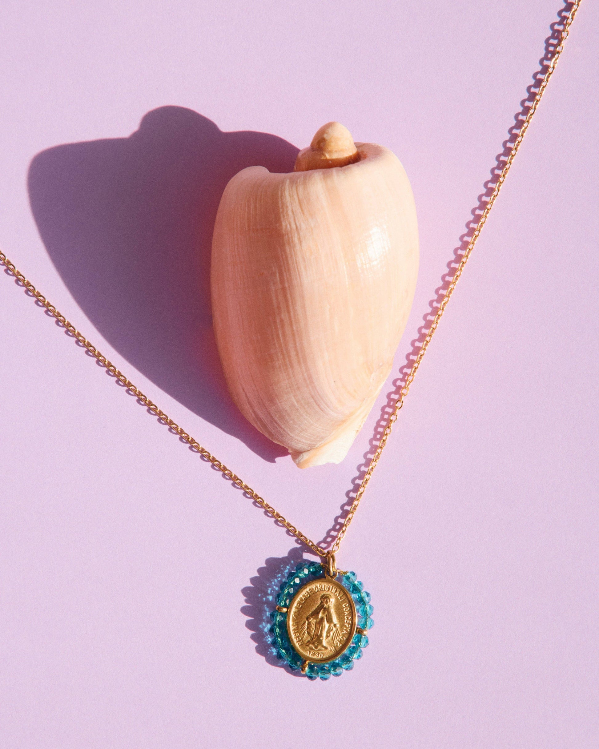 Santa Maria — Necklace Cerulean Blue