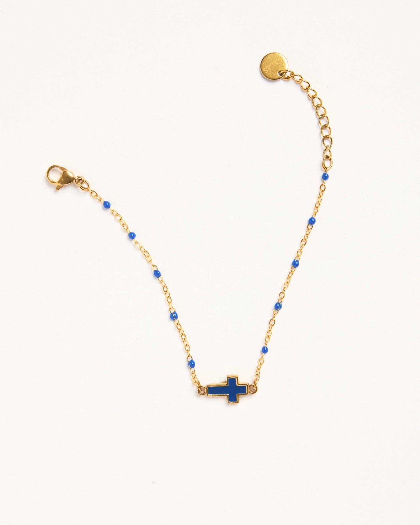 Bracelet Cruz Castelo — Azul