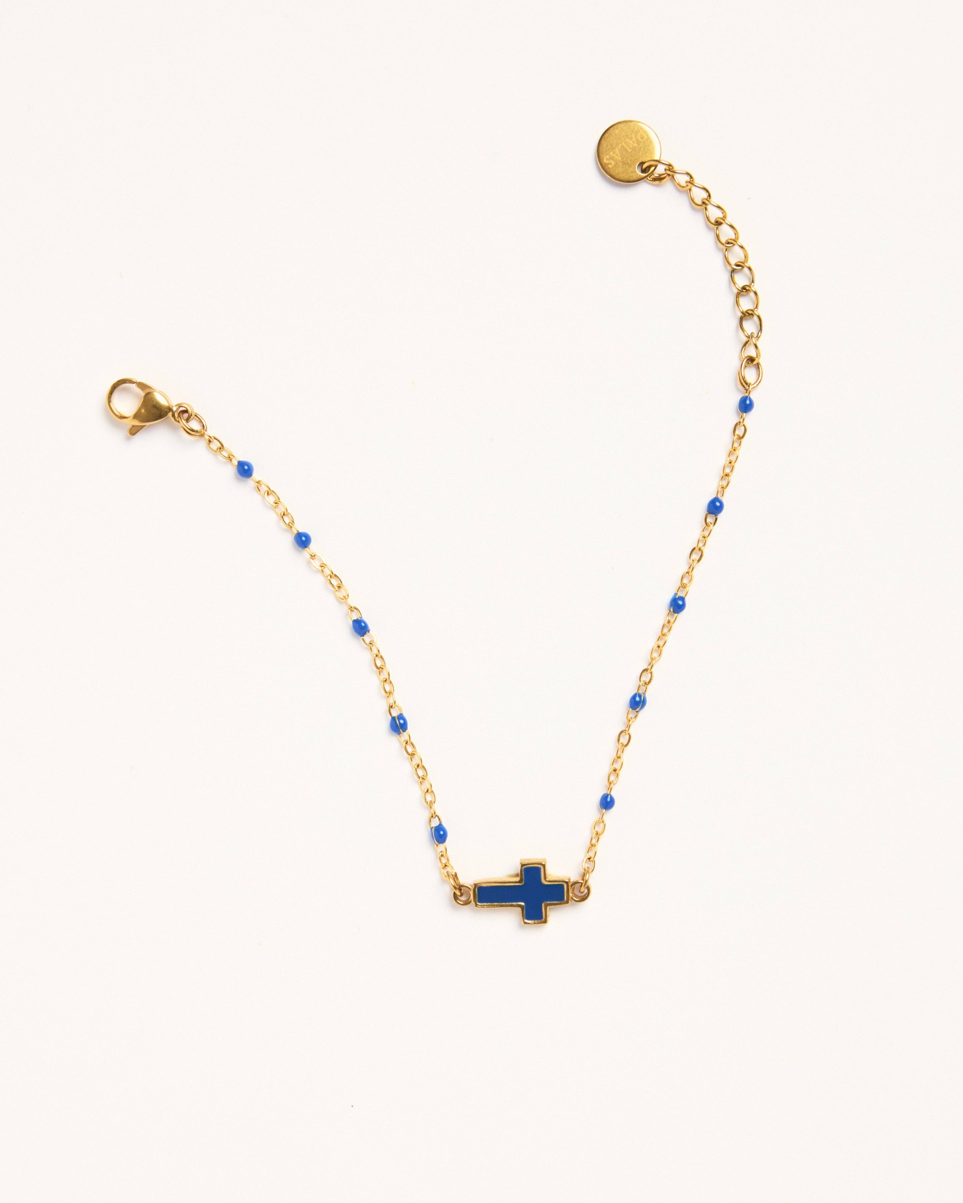 Bracelet Cruz Castelo — Azul