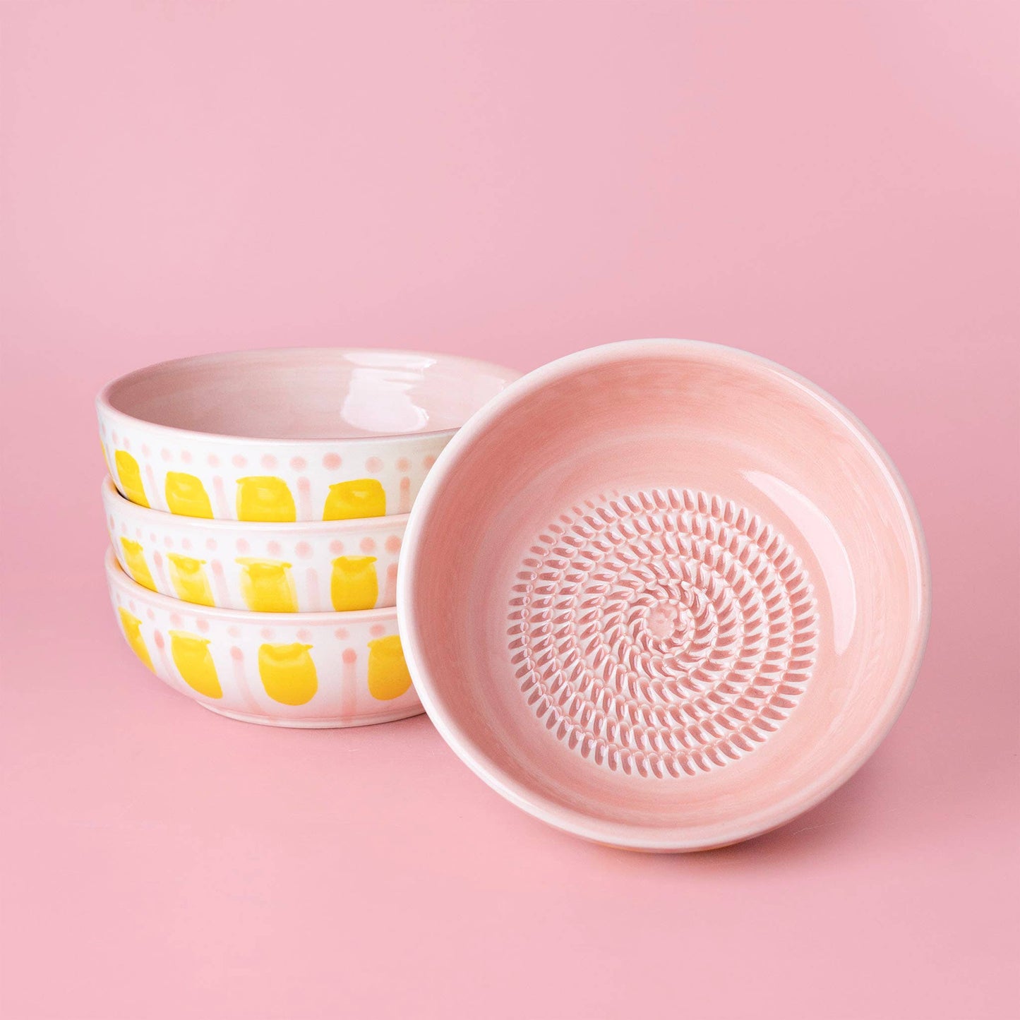 Medium Ceramic Garlic Grater Bowl — Valentina