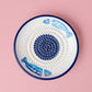 Small Ceramic Garlic Grater Plate — Tuna