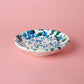 Small Ceramic Garlic Grater Plate — Coral