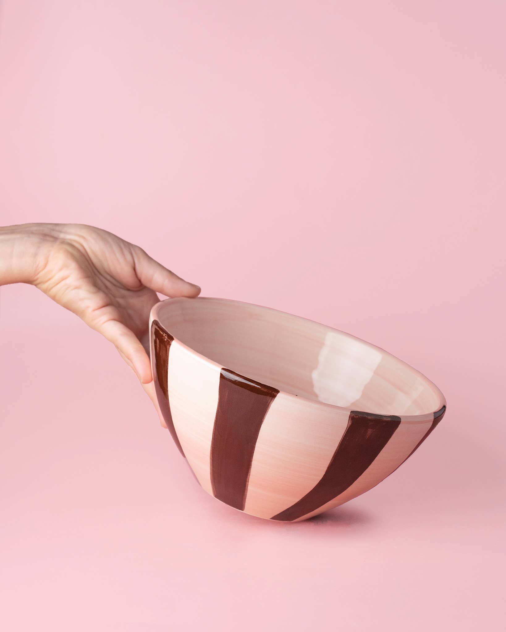 Ceramic Serving Bowl 1.5 L — Chocolate