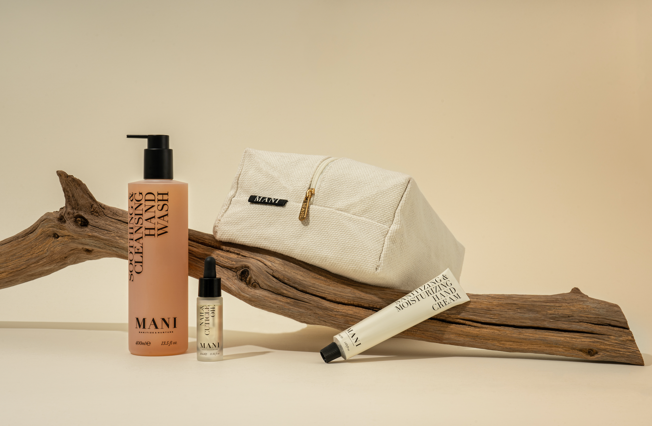 The Hand Treatment Set — Three Steps in a Recycled Cotton Pouch