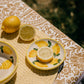 Small Ceramic Garlic Grater Plate — Limone