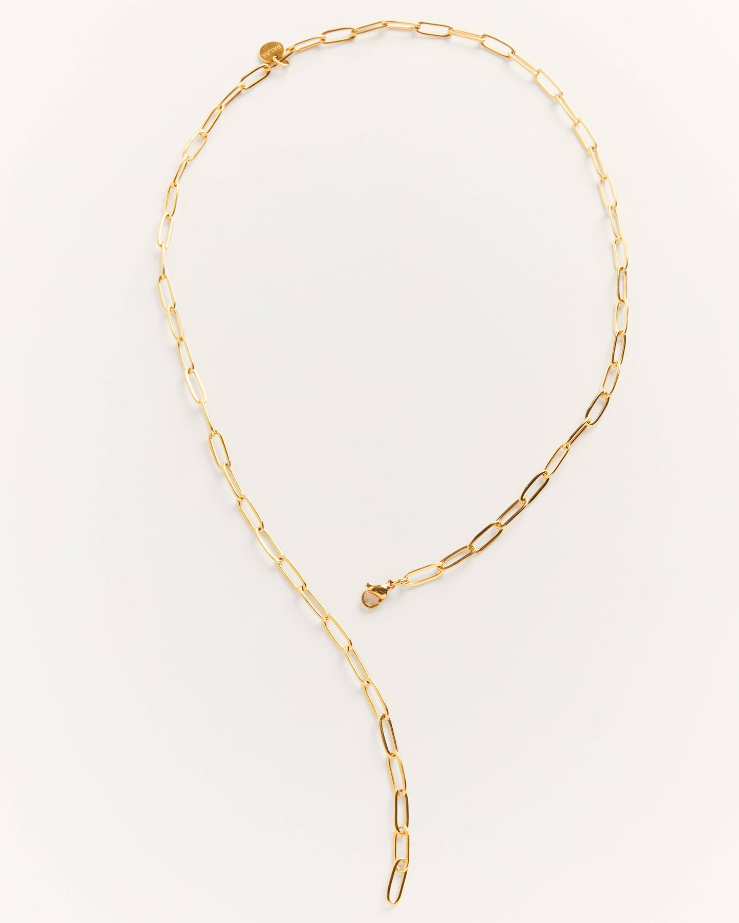 Juliet Y — Long golden chain necklace