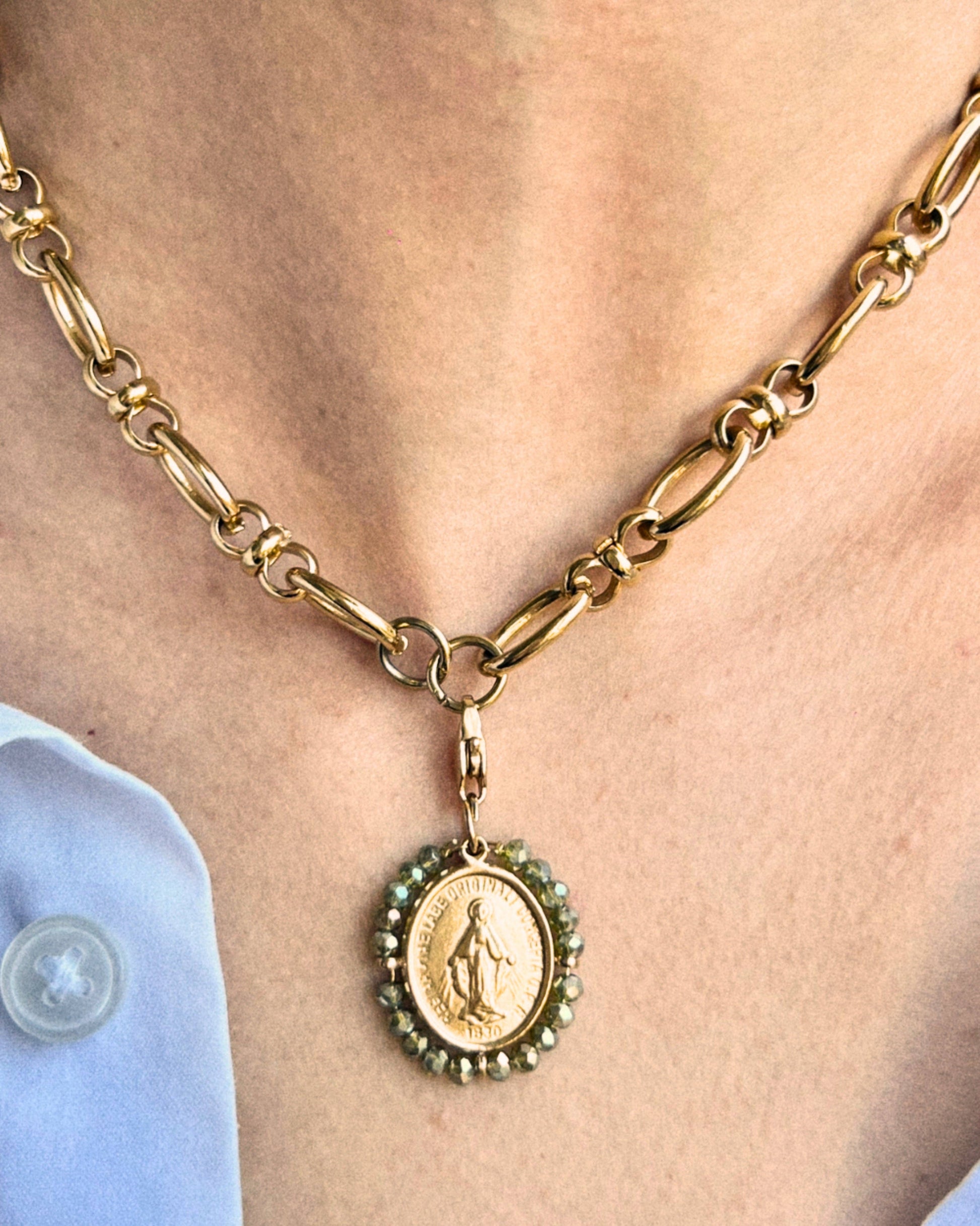 Santa Maria — Charm Shiny Green