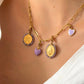 Coeur Dragée 4 colors — Set of Heart-Shaped Charms