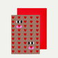 Valentines Cards - Hearts - pack of 6