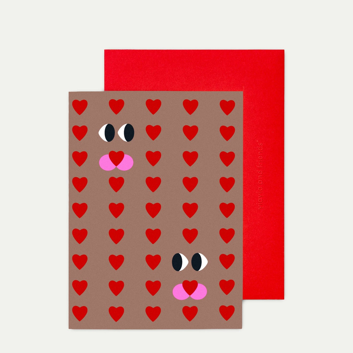 Valentines Cards - Hearts - pack of 6