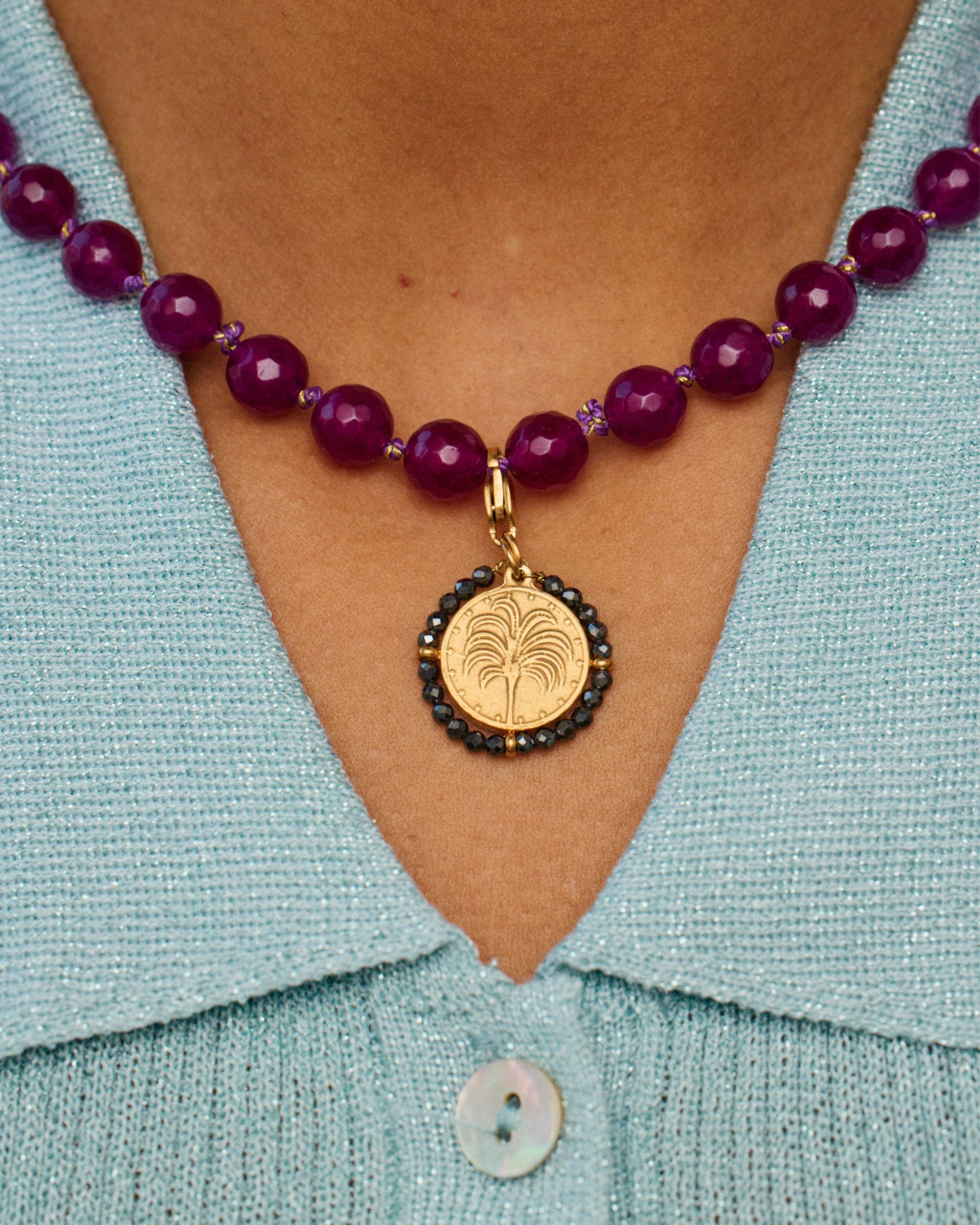 Barbara — Choker & Charm Set