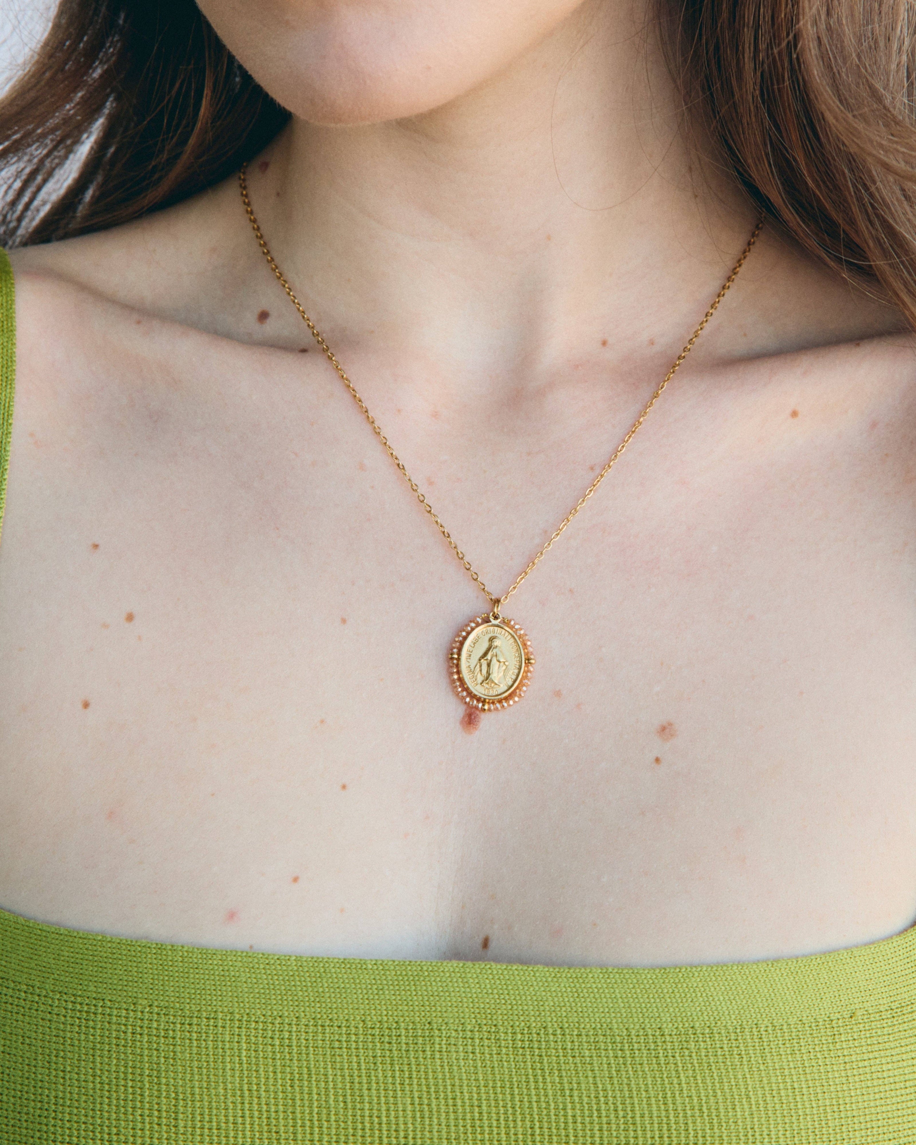 Santa Maria — Necklace Shiny Peach