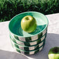 Large Ceramic Garlic Grater Plate — Jade